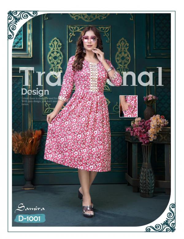 Trendy Samira Fancy Printed Kurti Collection